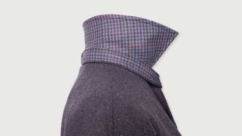 Long manteau en laine Wool Trench