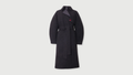 Long manteau en laine Wool Trench
