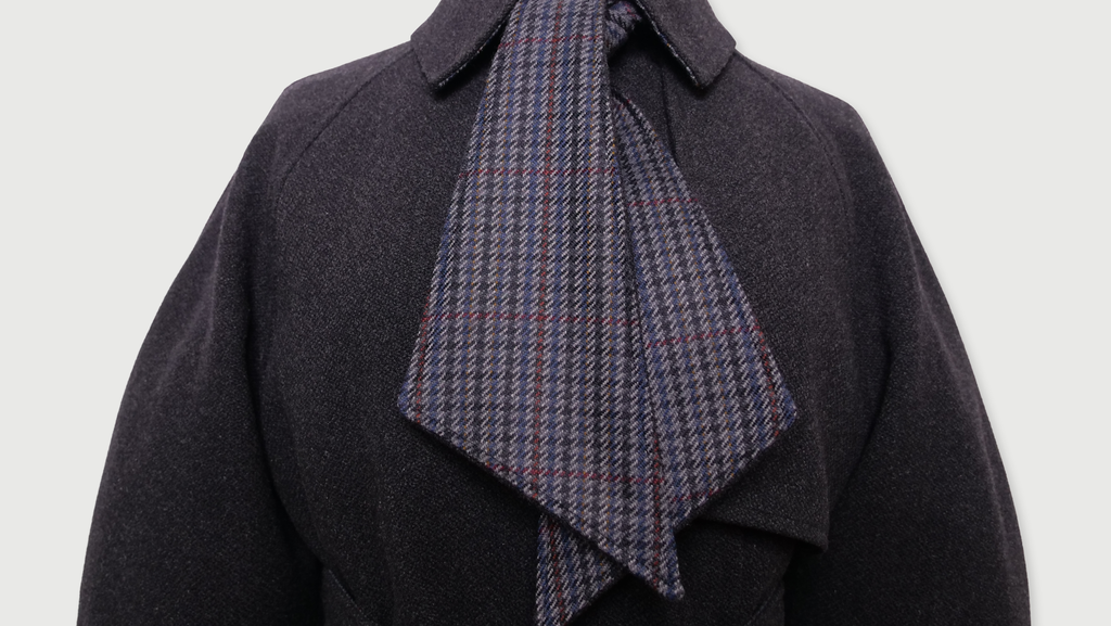 Long manteau en laine Wool Trench